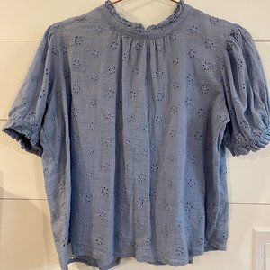 Free People - "Letters to Juliet" Romantic Eyelet Top SMALL